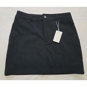 NWT Active USA | Size Large | Black Corduroy Belted Mini Skirt